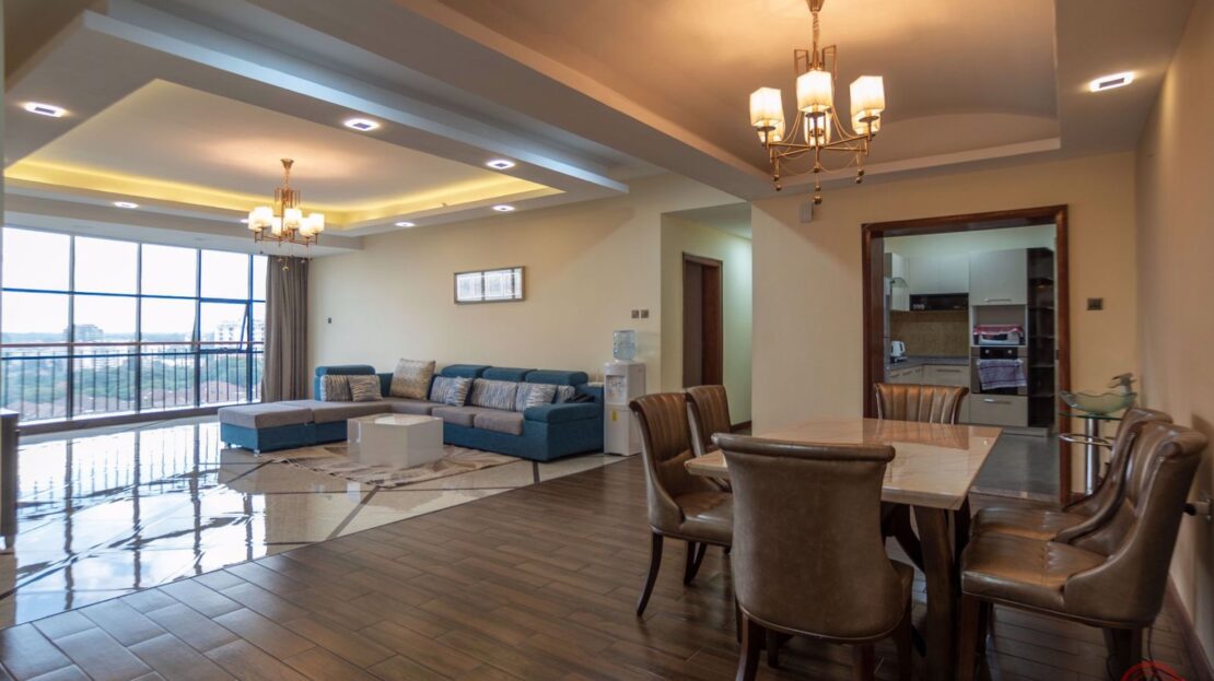 Fully Furnished 3 Bedrooms + DSQ For Rent In Kileleshwa. 2,500 Sqft, Nairobi