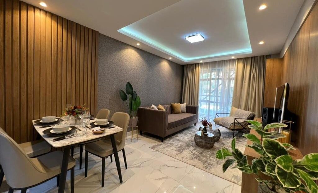 Lounge-4 at New Studio, 1 & 2 Bedrooms Apartment For Sale In Kilimani, Nairobi