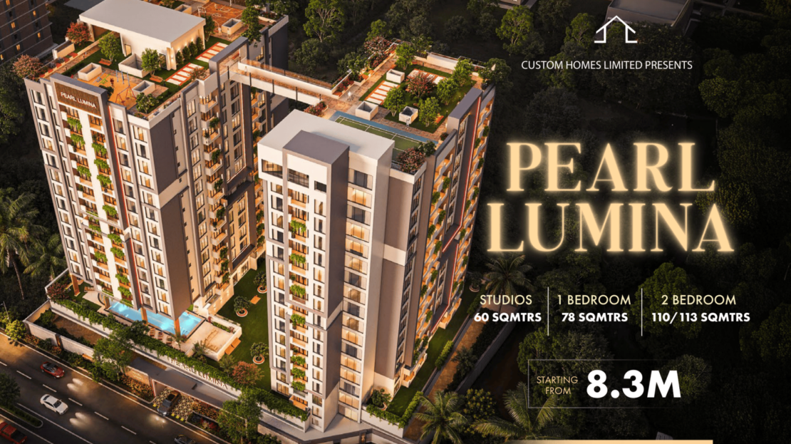 PEARL LUMINA Riverside Drive, Nairobi. Studio, 1 and 2 Bedrooms for Sale in Nairobi