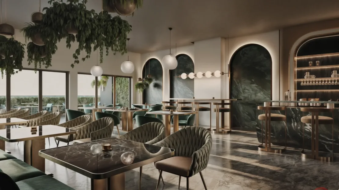 cafe-1-scaled at Sunset Park Apartments For Sale In Westlands, Nairobi 2 And 3 Bedrooms