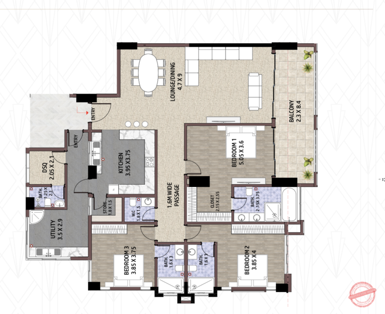 Sunset Park Apartments for Sale in Westlands, Nairobi 2 and 3 Bedrooms from Ksh. 30m Only.