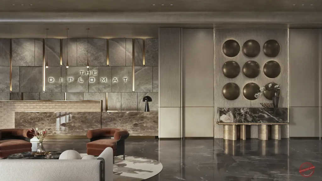 Diplomat Residencies – building and amenities
