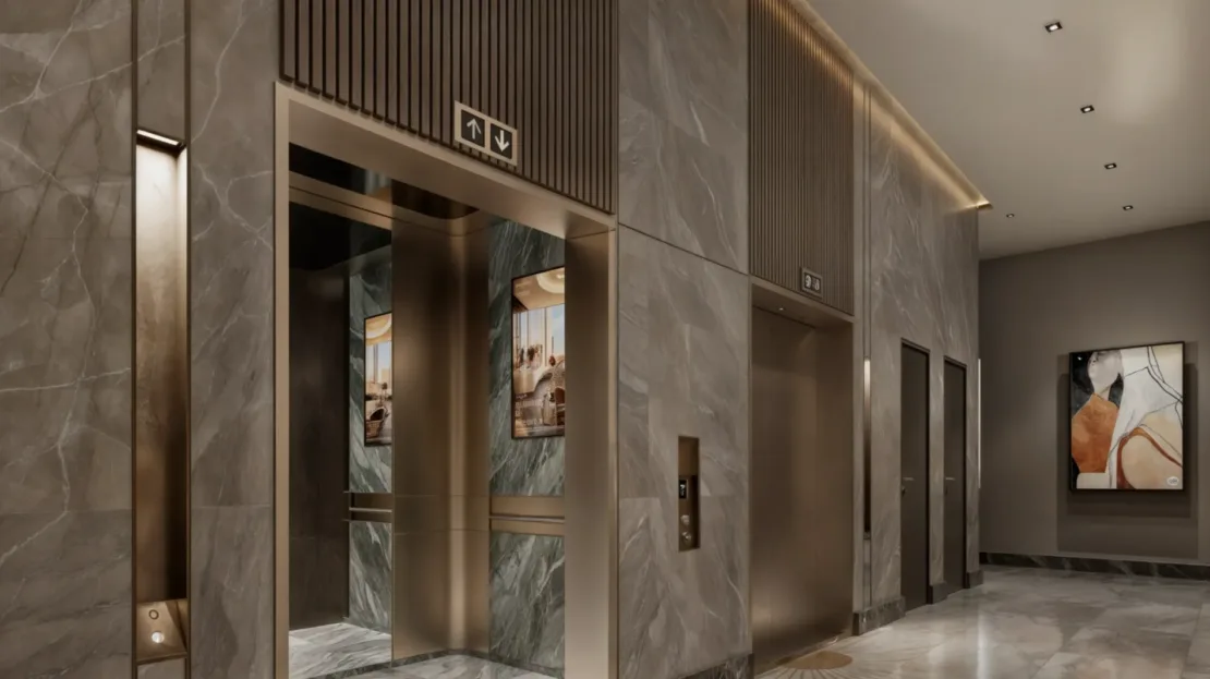 lobby5-scaled at Sunset Park Apartments For Sale In Westlands, Nairobi 2 And 3 Bedrooms