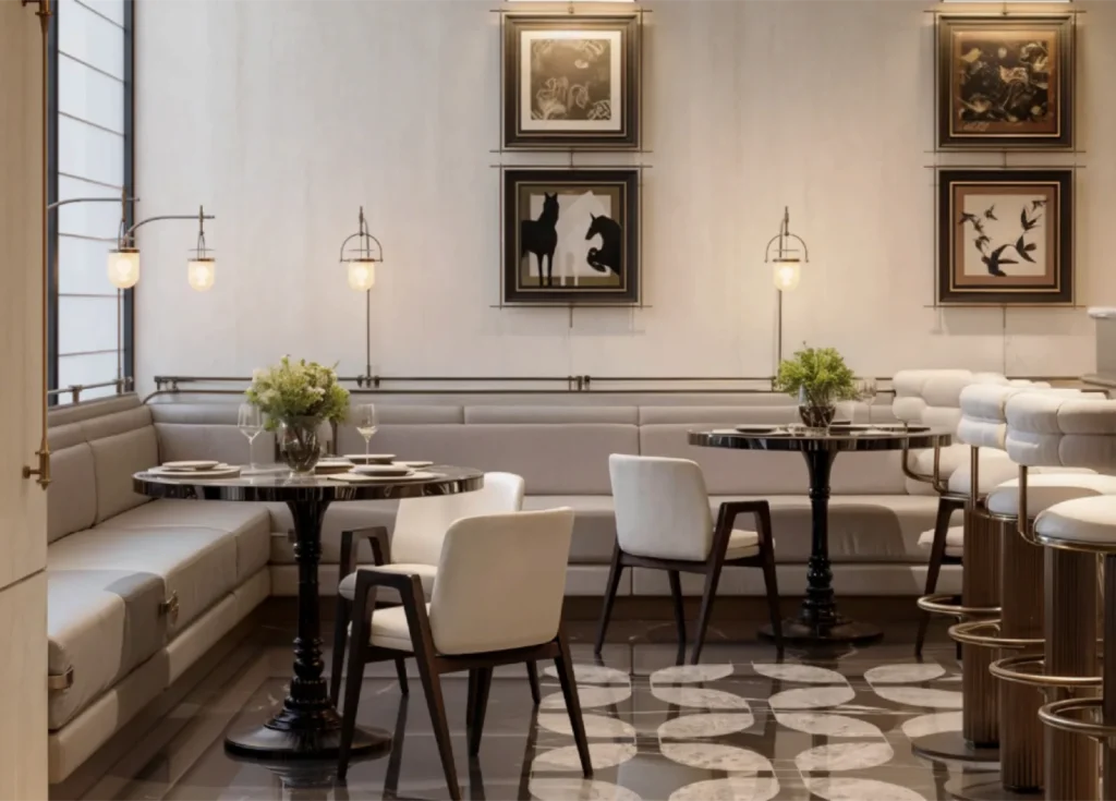 Belgravia Place restaurant – 1 Bedroom Apartment for Sale in Kileleshwa by Sir Francis Homes