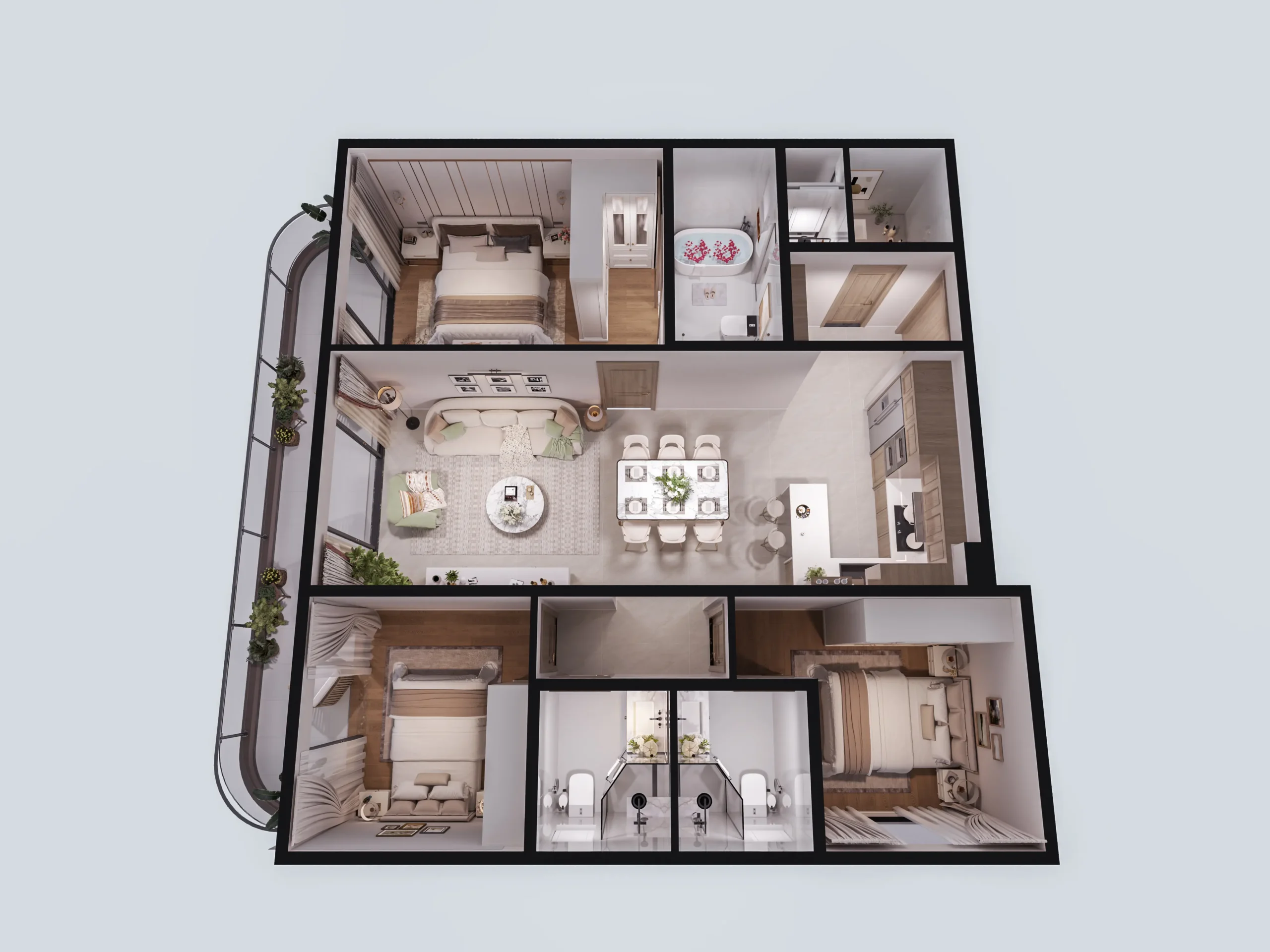 3 Bedroom Apartment for Sale in Riverside Drive